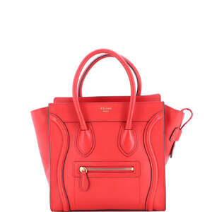 Celine Luggage Bag Grainy Leather Micro #204719C12B